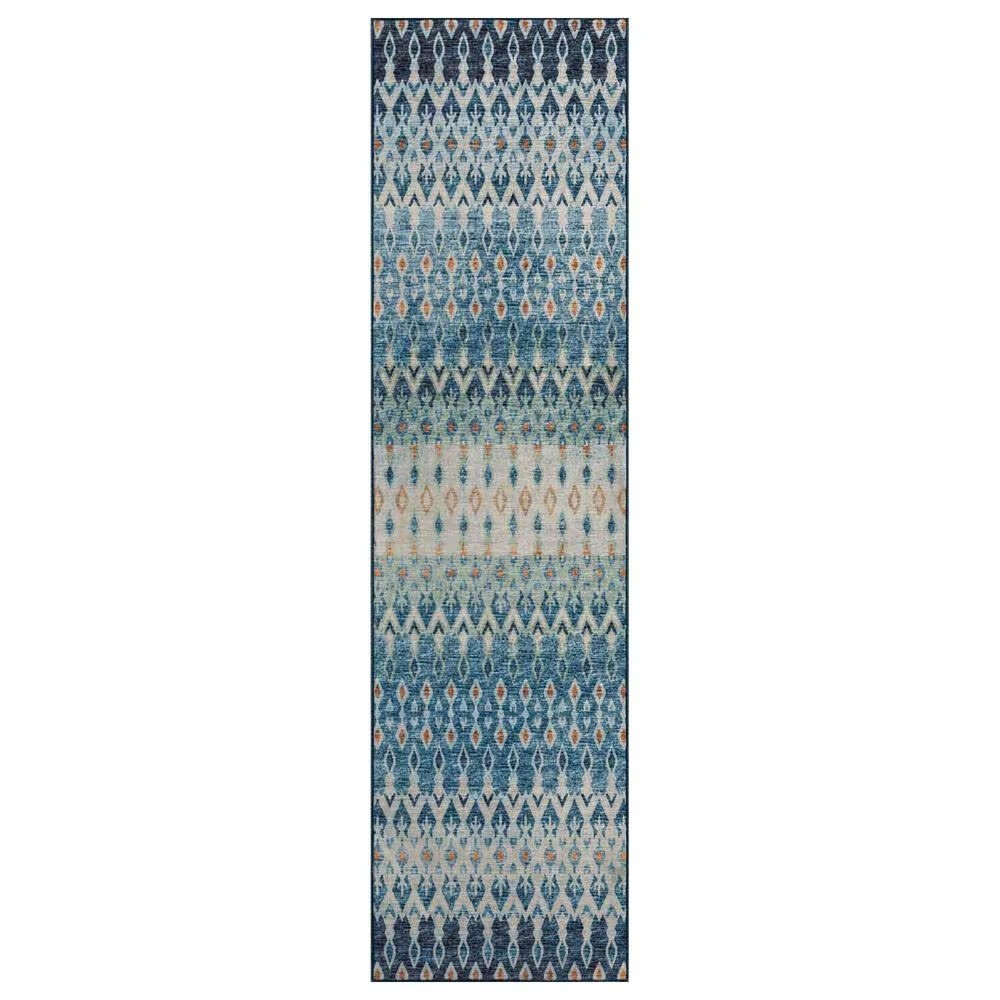 Dalyn Rug Company Brisbane 2'3" x 7'6" Indigo Runner