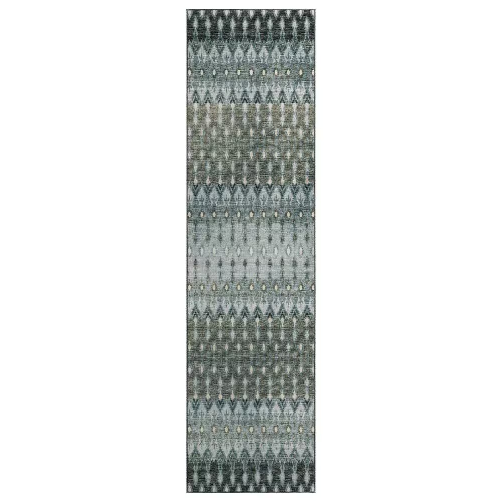 Dalyn Rug Company Brisbane 2'3" x 7'6" Mineral Blue Runner