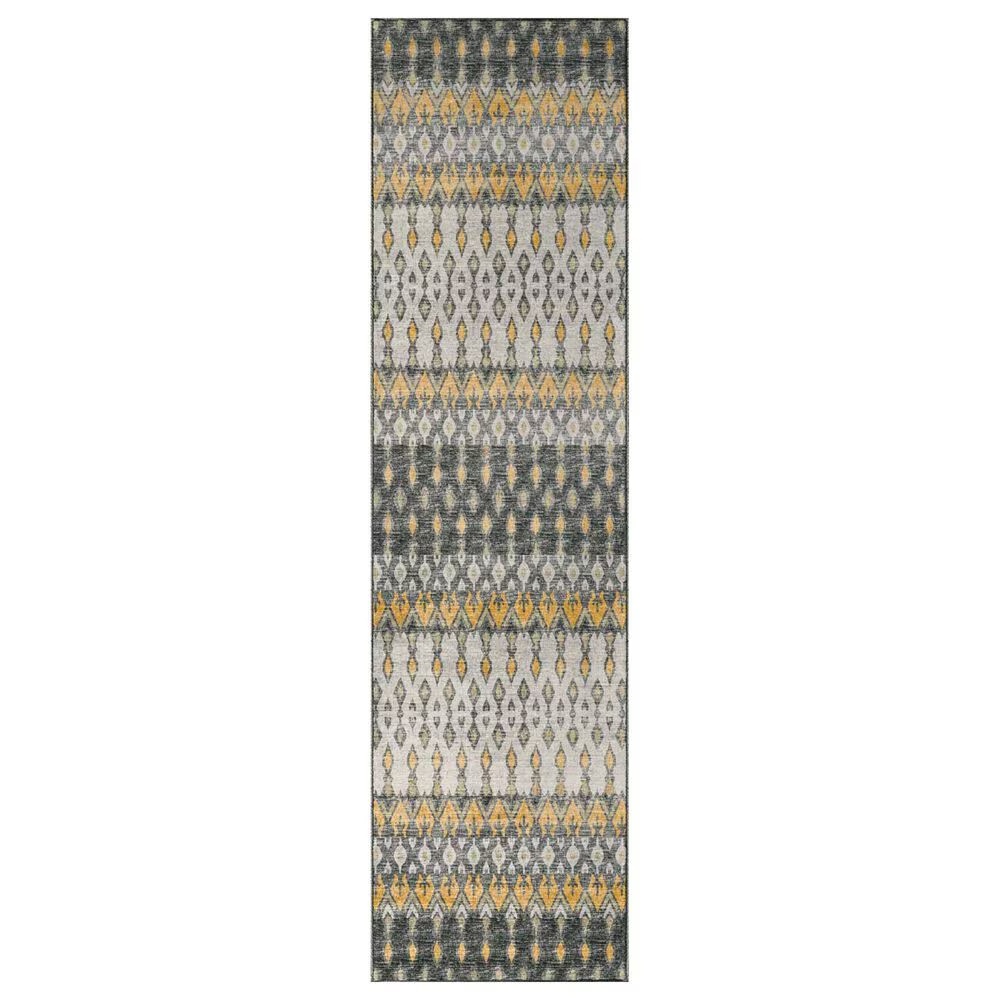 Dalyn Rug Company Brisbane 2'3" x 7'6" Pewter Runner