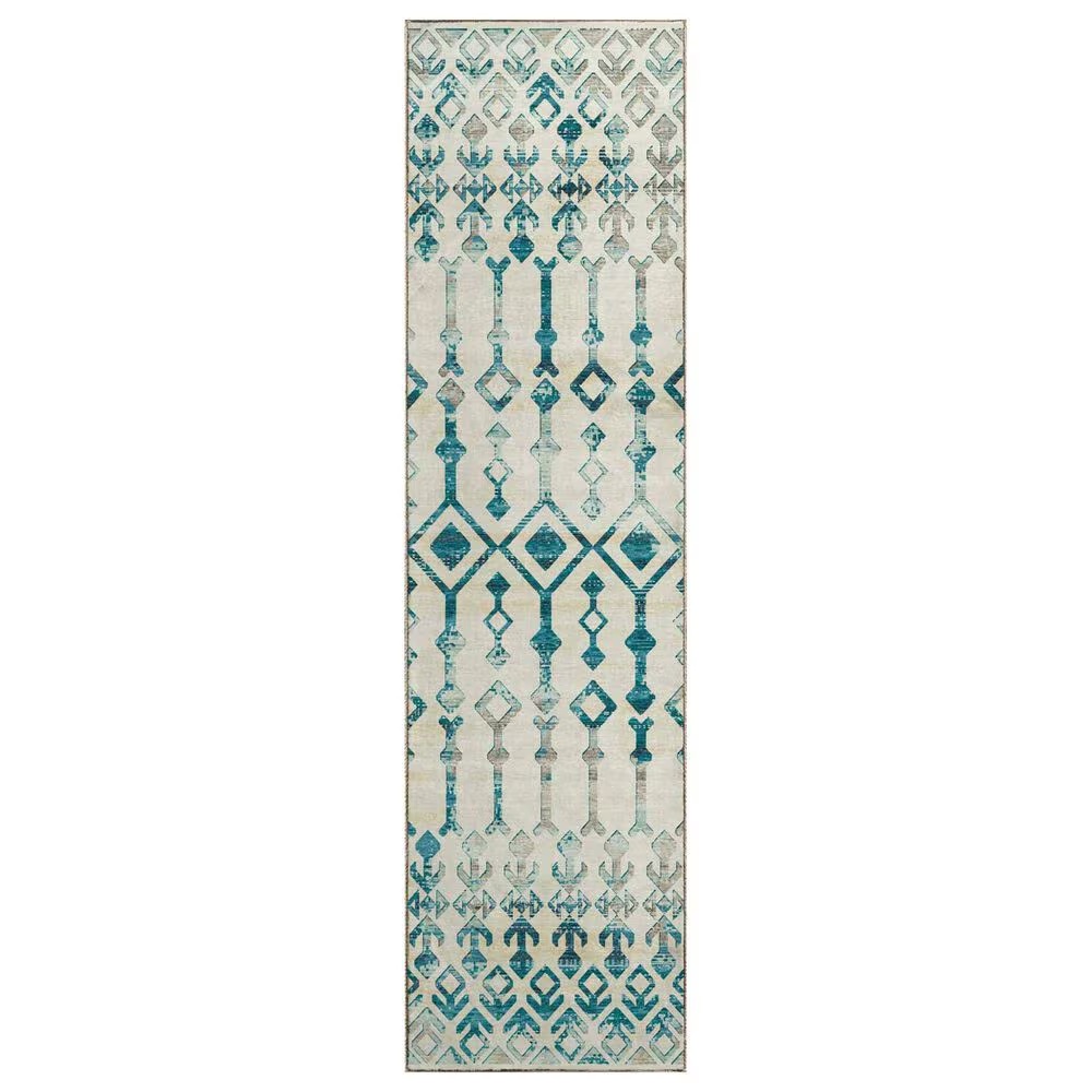 Dalyn Rug Company Brisbane Southwestern 2'3" x 7'6" Linen Runner