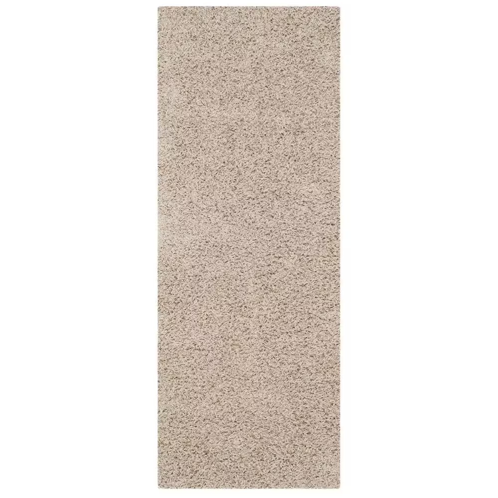 Safavieh Athens Shag SGA119G-28 2'3" x 8' Beige Runner
