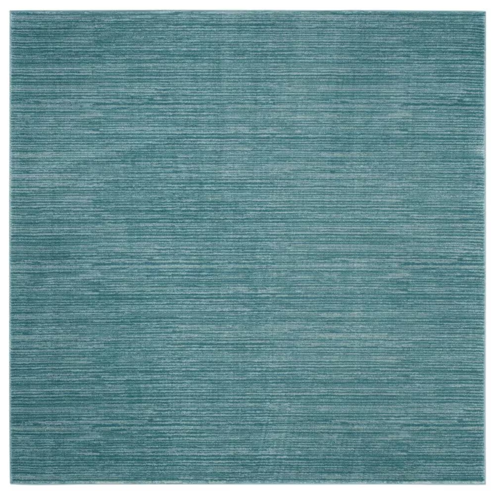Safavieh Vision Contemporary 5' Square Aqua Area Rug