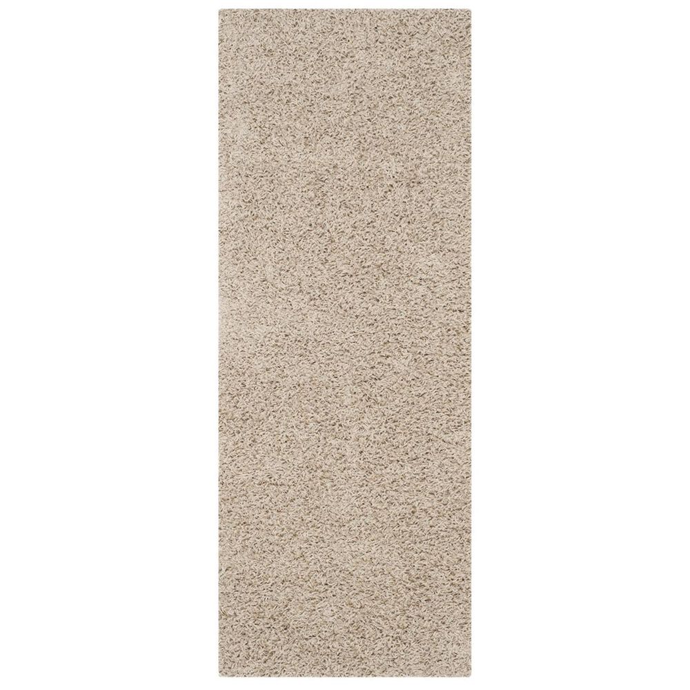 Safavieh Athens Shag SGA119G-210 2'3" x 10' Beige Runner