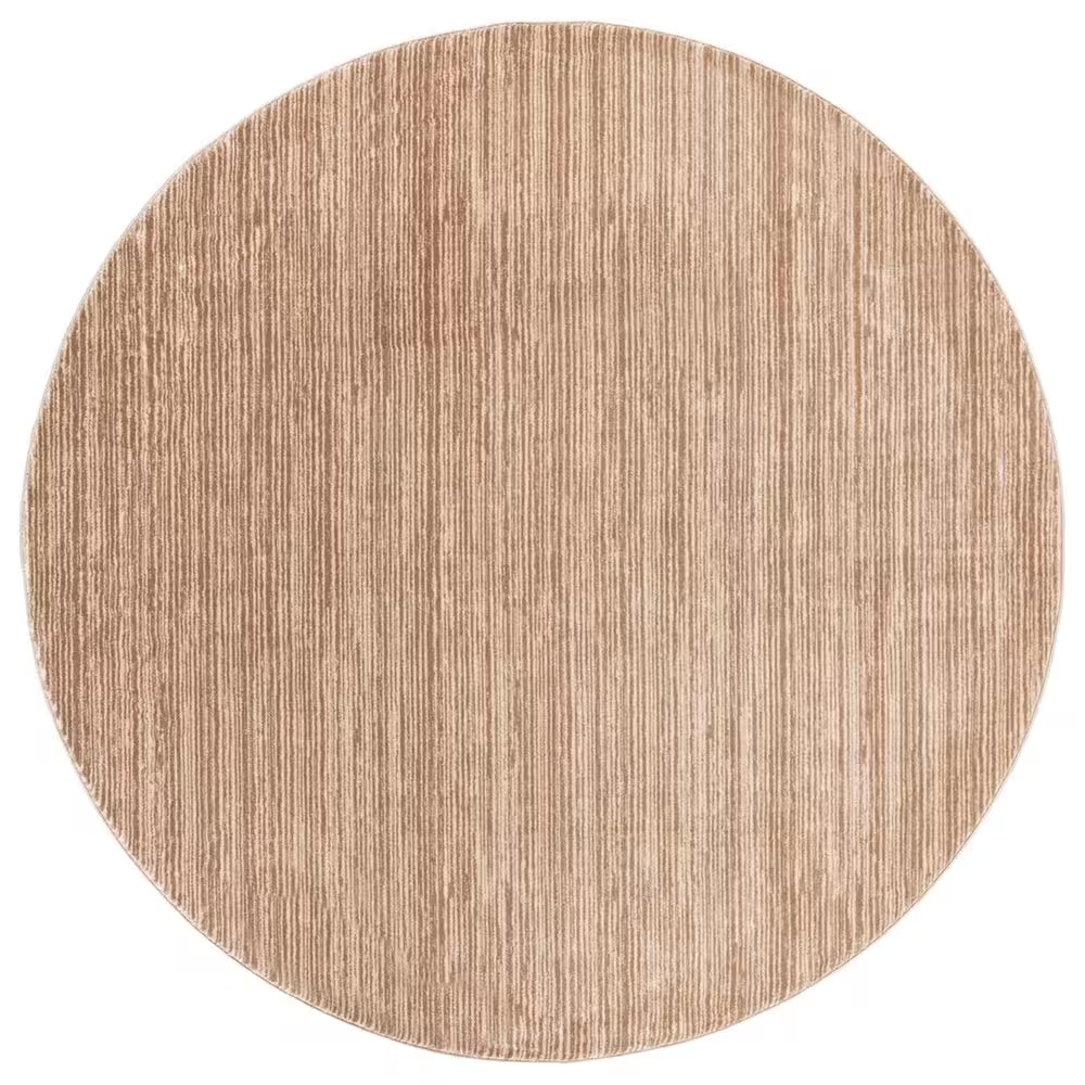 Safavieh Vision 5' Round Light Brown Area Rug