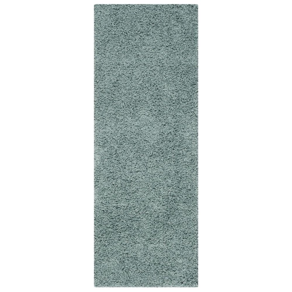 Safavieh Athens Shag SGA119D-28 2'3" x 8' Seafoam Runner