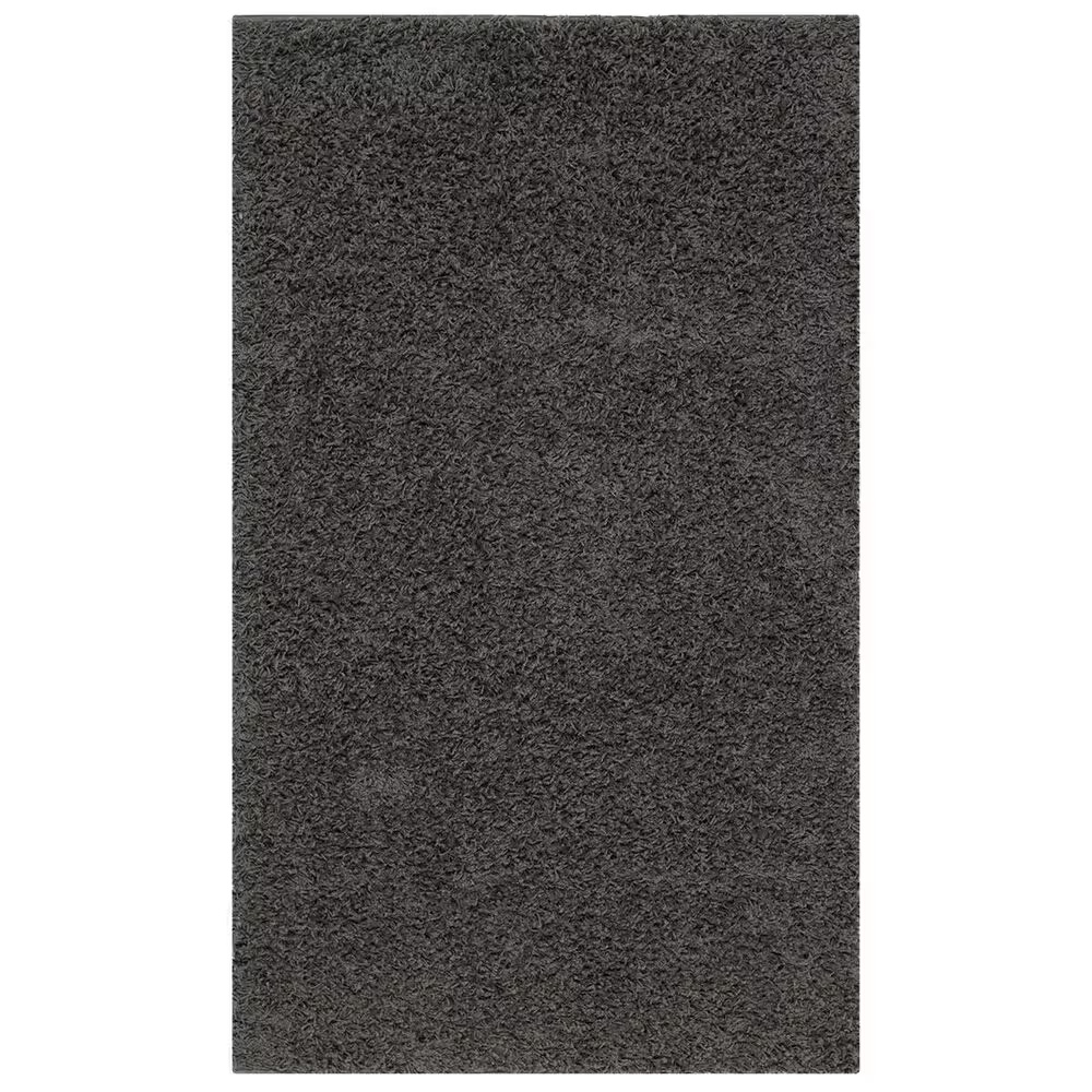 Safavieh Athens Shag SGA119C-4 4' x 6' Dark Grey Area Rug